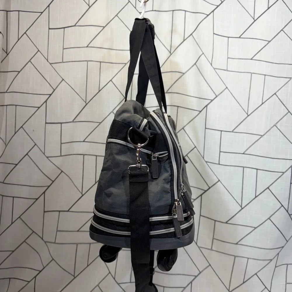 Biaggi Zipsak‎ Boost Expandable Rolling Duffel Bag OS Gray Foldable Spinner NWT
